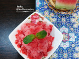 یخ در بهشت هندوانه بدون دستگاه 🍉