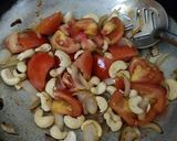 A picture of step 1 of Paneer makhni.
