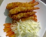 Foto langkah ke 7 dari resep Ebi Furai / Ebi Furai ala hokben / Udang Crispy Tepung Roti.