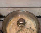 A picture of step 9 of Ilish er Nonibahar (Ilish Maach / Hilsha fish cooked in fresh cream).