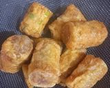 Foto langkah ke 5 dari resep SosTel (Sosis Telur) Tanpa Cetakan.