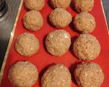 Főtt tojással töltött húsgombóc Air fryerben sütve glutenmentesen recept fázis 2 fotója