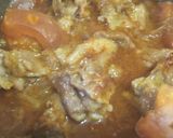 A picture of step 3 of Dal gosht.