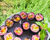 Hình bước làm 7 của món Vegetable roll (chay)