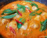 A picture of step 3 of Red Curry with Lychee.