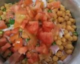 A picture of step 5 of چنا چاٹ.