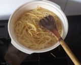 A picture of step 1 of Spaghetti and meatballs.
