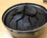 A picture of step 7 of Eggless Chocolate truffle cake.