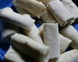 Foto langkah ke 3 dari resep Lumpia Pisang coklat.