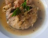 Foto del paso 6 de la receta: Merluza con gambas