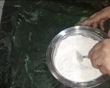 A picture of step 2 of Santa Claus Cake.