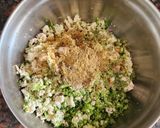 A picture of step 5 of Broccoli and tofu patties.