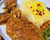 عکس مرحله 4 از دستور چلو مرغ وهلو 🍗🍑