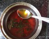 A picture of step 5 of Mint Hibiscus Iced Tea.