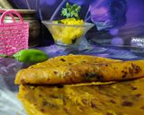 A picture of step 9 of Thepla With Suki Bhaji(Gujjus all time favourite).