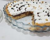 Une image de l'étape 7 de Tarte au chocolat, banane et caramel au beurre salé.