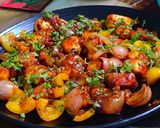 A picture of step 6 of Chilli Paneer.