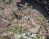 Une image de l'étape 1 de Coquilles saumon gambas et poireaux crème légère au Cookeo infinity 😀.