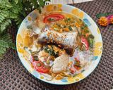 Hình bước làm 3 của món Canh chua cá hú bông điên điển