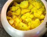 A picture of step 5 of Cauliflower and Moong Dal Curry.