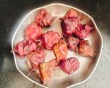 A picture of step 1 of WATER CHESTNUT CHAAT (Singhada chaat masala).