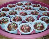 Foto langkah ke 7 dari resep Brownis Cup Kukus (1 telur).