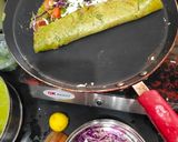 A picture of step 4 of Sprouts Dosa.