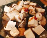 Hình bước làm 3 của món Đậu Hủ Kho Nấm Cho Bé