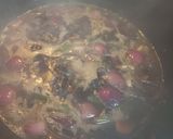 A picture of step 4 of Hong Kong Chicken with light and dark Soy Sauce.