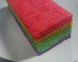 Foto langkah ke 3 dari resep Rainbow double cake.
