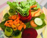 A picture of step 5 of Vegetables salad.