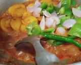 A picture of step 8 of Aloo Katli in coriander dip.