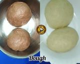 A picture of step 3 of Whole Wheat Marble bread with tangzhong technique.