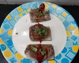 A picture of step 3 of Black beans and Rajma spring rolls.