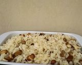 A picture of step 4 of Plain Fried Rice and Beans.