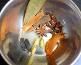 A picture of step 1 of Mutton biryani in electric rice cooker.