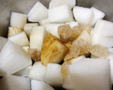 A picture of step 1 of Stew Radish.