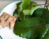 A picture of step 1 of Odaa opuo(miracle plant) drink.