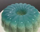 Foto langkah ke 7 dari resep Puding blue ocean (lumut bunga telang).