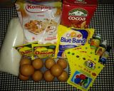 Foto langkah ke 1 dari resep Puding Busa Coklat Pandan.