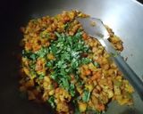 A picture of step 5 of Sooji litti.