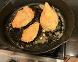 A picture of step 1 of Creamy Lemon Chicken with Artichokes and Bok Choy.
