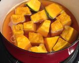 A picture of step 4 of Simmered KABOCHA Squash (KABOCHA NO NIMONO).