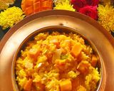 A picture of step 4 of Sweet Mango Rice.