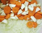 Sonkás-tejfölös lencseleves recept fázis 3 fotója