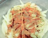 A picture of step 2 of Masala French fries.