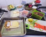 A picture of step 2 of Potato pie (english styl).