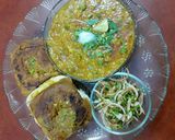 A picture of step 3 of Maska Pav bhaji.