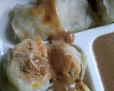 Foto langkah ke 8 dari resep Kol gulung isi ayam bumbu kacang.