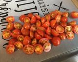 Une image de l'étape 3 de Crâne de céréales au tomates, parmesan et lonzo.